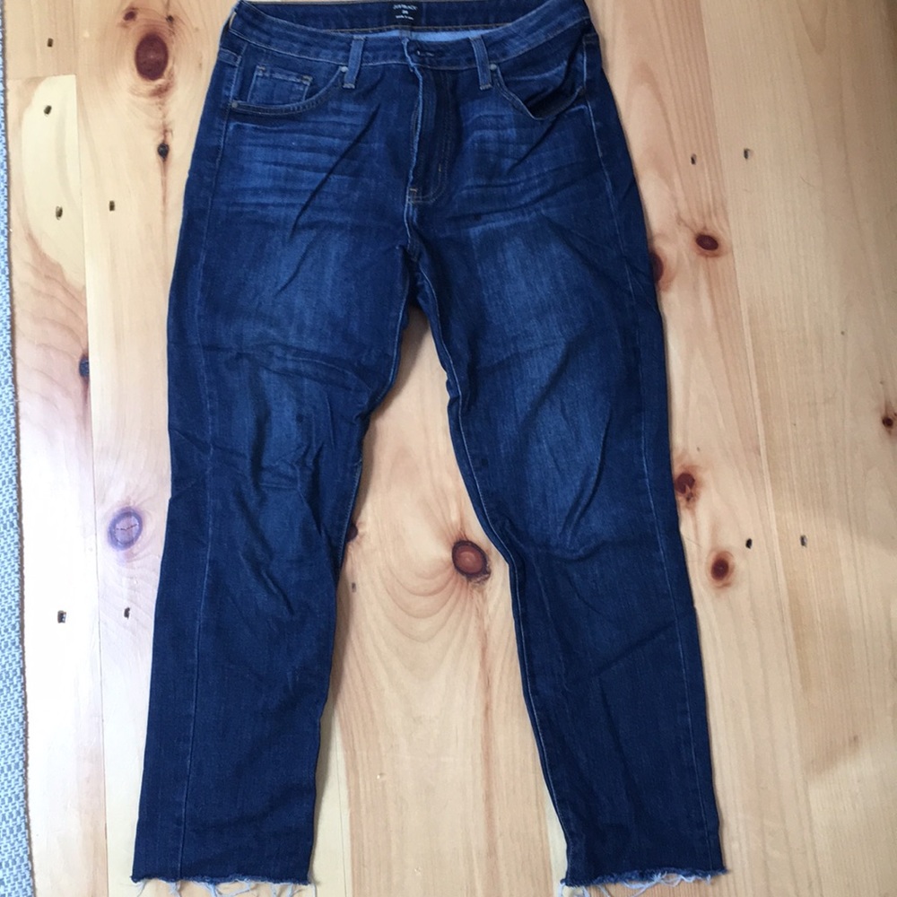 Just Black frayed jeans